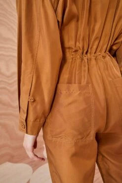 ULLA JOHNSON Aida Jumpsuit - Chestnut -ULLA JOHNSON Outlet ULLA JOHNSON Aida Jumpsuit CHESTNUT 04