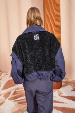 ULLA JOHNSON Aidan Jacket - Midnight -ULLA JOHNSON Outlet ULLA JOHNSON Aidan Jacket MIDNIGHT 0171