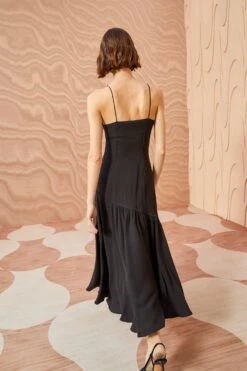 ULLA JOHNSON Alegria Dress - Noir -ULLA JOHNSON Outlet ULLA JOHNSON Alegria Dress NOIR 04