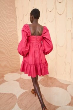 ULLA JOHNSON Alita Dress - Rosebud -ULLA JOHNSON Outlet ULLA JOHNSON Alita Dress ROSEBUD 04