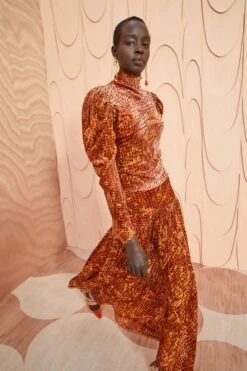 ULLA JOHNSON Althea Turtleneck - Sienna -ULLA JOHNSON Outlet ULLA JOHNSON Althea Turtleneck SIENNA 0075