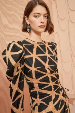 ULLA JOHNSON Amalie Dress - Onyx 9 ULLA JOHNSON Amalie Dress - Onyx -ULLA JOHNSON Outlet ULLA JOHNSON Amalie Dress ONYX 0115