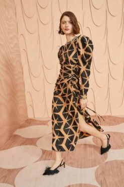 ULLA JOHNSON Amalie Dress - Onyx 11 ULLA JOHNSON Amalie Dress - Onyx -ULLA JOHNSON Outlet ULLA JOHNSON Amalie Dress ONYX 0125