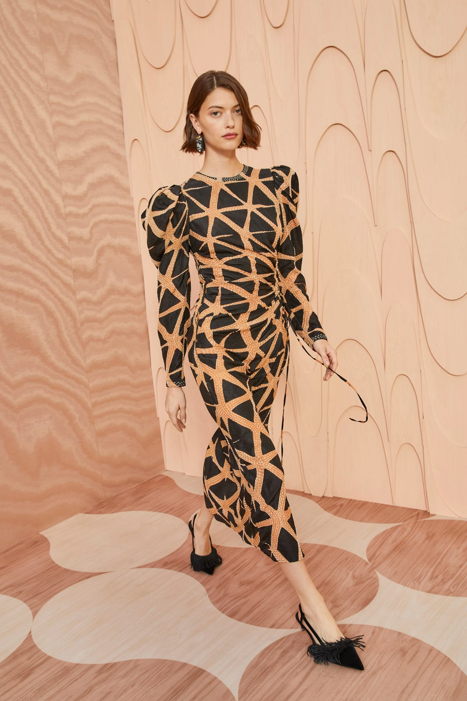 ULLA JOHNSON Amalie Dress - Onyx 1 ULLA JOHNSON Amalie Dress - Onyx