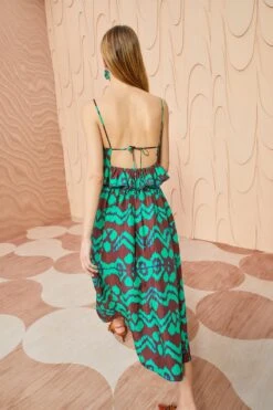 ULLA JOHNSON Amaliya Dress - Malachite 8 ULLA JOHNSON Amaliya Dress - Malachite -ULLA JOHNSON Outlet ULLA JOHNSON Amaliya Dress MALACHITE 04