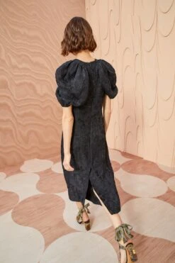 ULLA JOHNSON Amandine Dress - Noir -ULLA JOHNSON Outlet ULLA JOHNSON Amandine Dress NOIR 03
