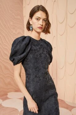ULLA JOHNSON Amandine Dress - Noir -ULLA JOHNSON Outlet ULLA JOHNSON Amandine Dress NOIR 04