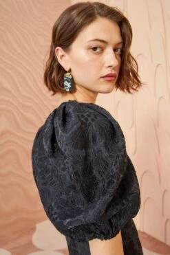 ULLA JOHNSON Amandine Dress - Noir -ULLA JOHNSON Outlet ULLA JOHNSON Amandine Dress NOIR 05