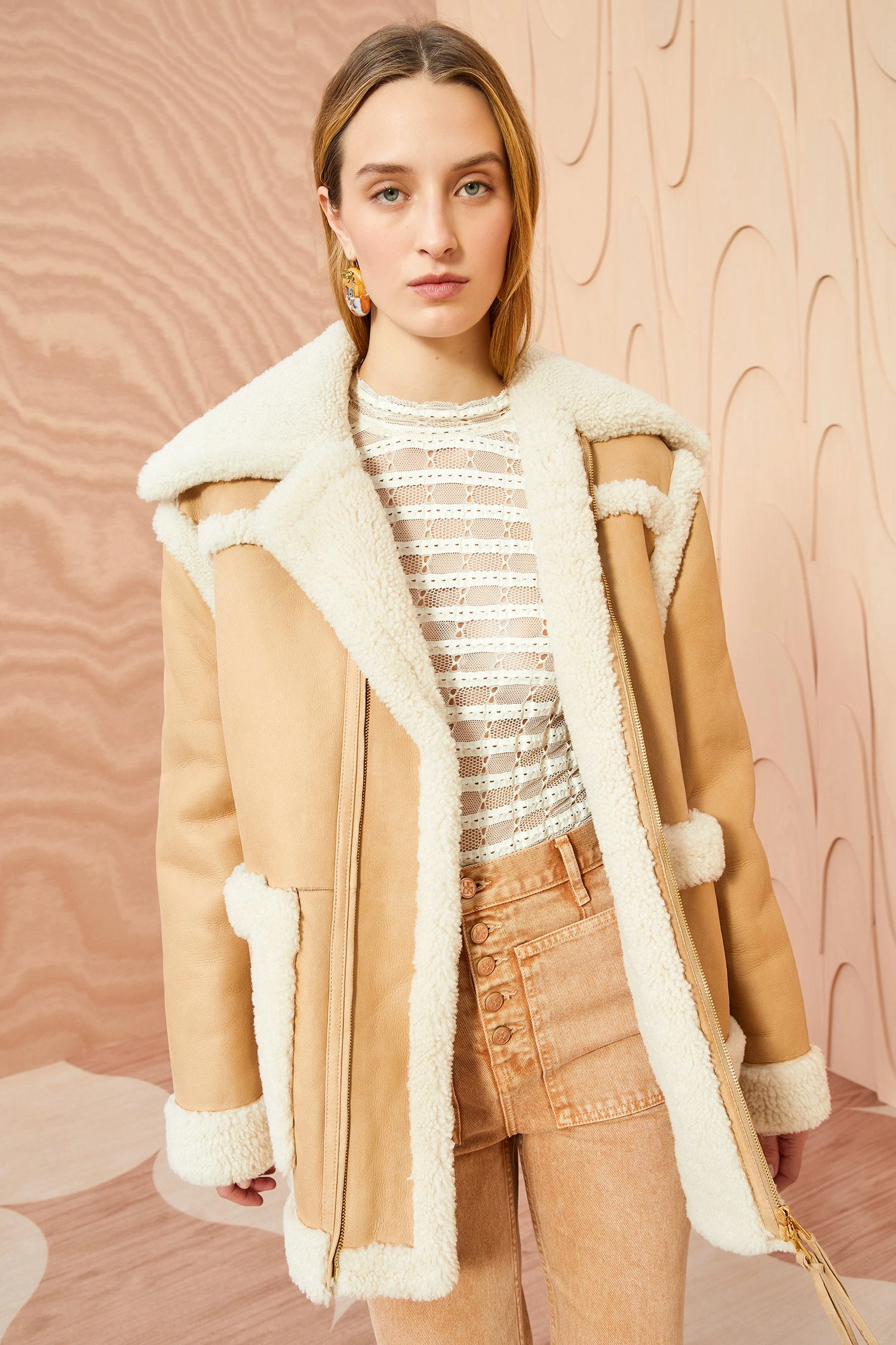 ULLA JOHNSON Ambrose Jacket - Limestone 5 ULLA JOHNSON Ambrose Jacket - Limestone - Image 5