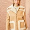 ULLA JOHNSON Ambrose Jacket - Limestone