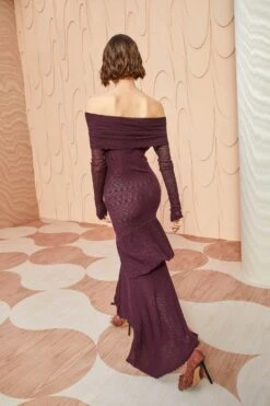 ULLA JOHNSON Ambrosia Dress - Mahogany 10 ULLA JOHNSON Ambrosia Dress - Mahogany -ULLA JOHNSON Outlet ULLA JOHNSON Ambrosia Dress MAHOGANY 04