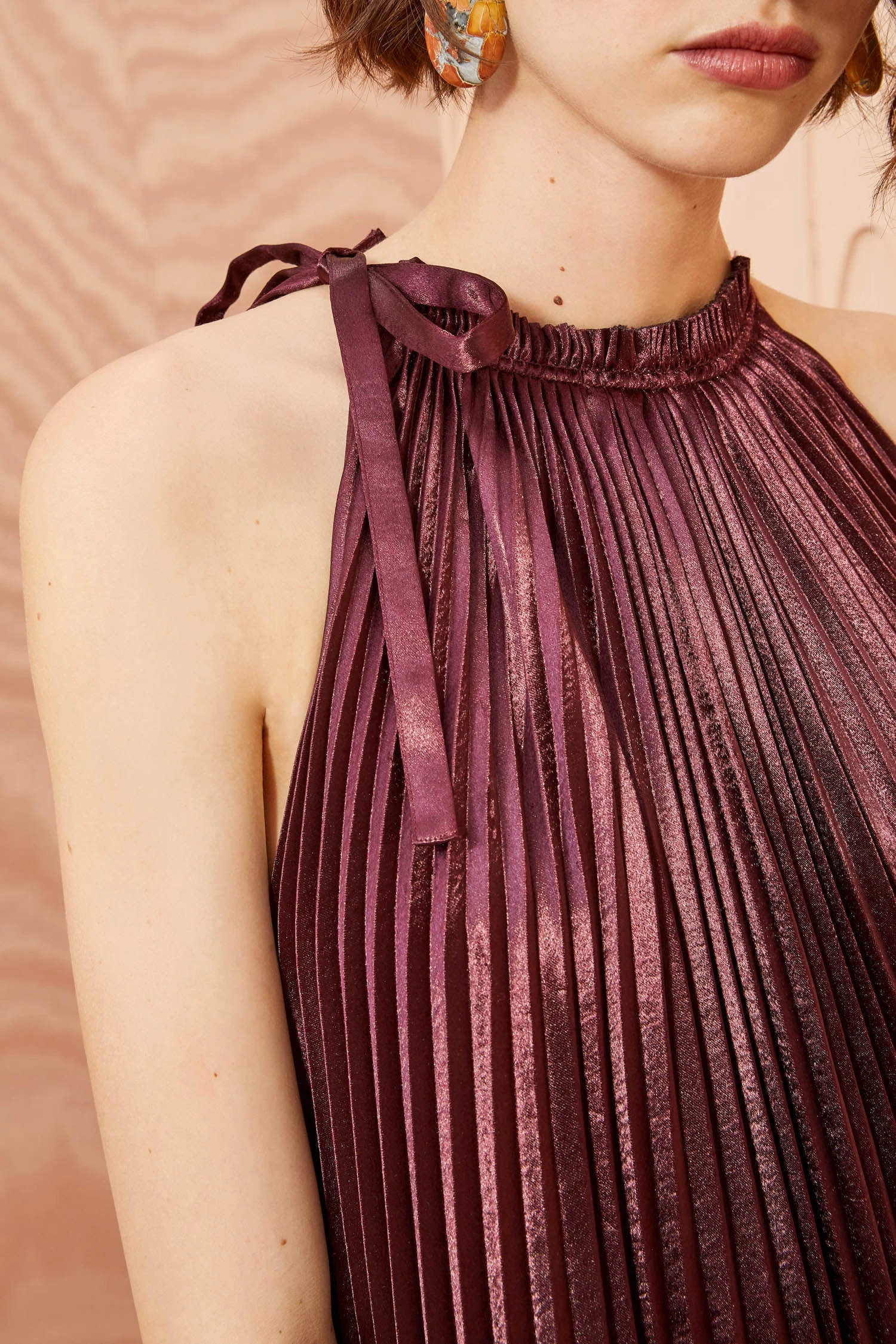 ULLA JOHNSON Amiko Dress - Mahogany 3 ULLA JOHNSON Amiko Dress - Mahogany - Image 3