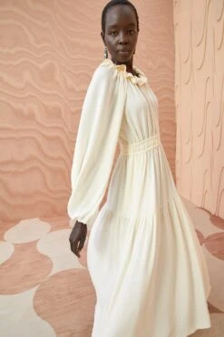 ULLA JOHNSON Annalisa Dress - Pristine -ULLA JOHNSON Outlet ULLA JOHNSON Annalisa Dress PRISTINE RESHOOT FROM DAY 3 05