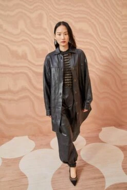 ULLA JOHNSON Apollo Jacket - Noir 8 ULLA JOHNSON Apollo Jacket - Noir -ULLA JOHNSON Outlet ULLA JOHNSON Apollo Jacket NOIR 0022