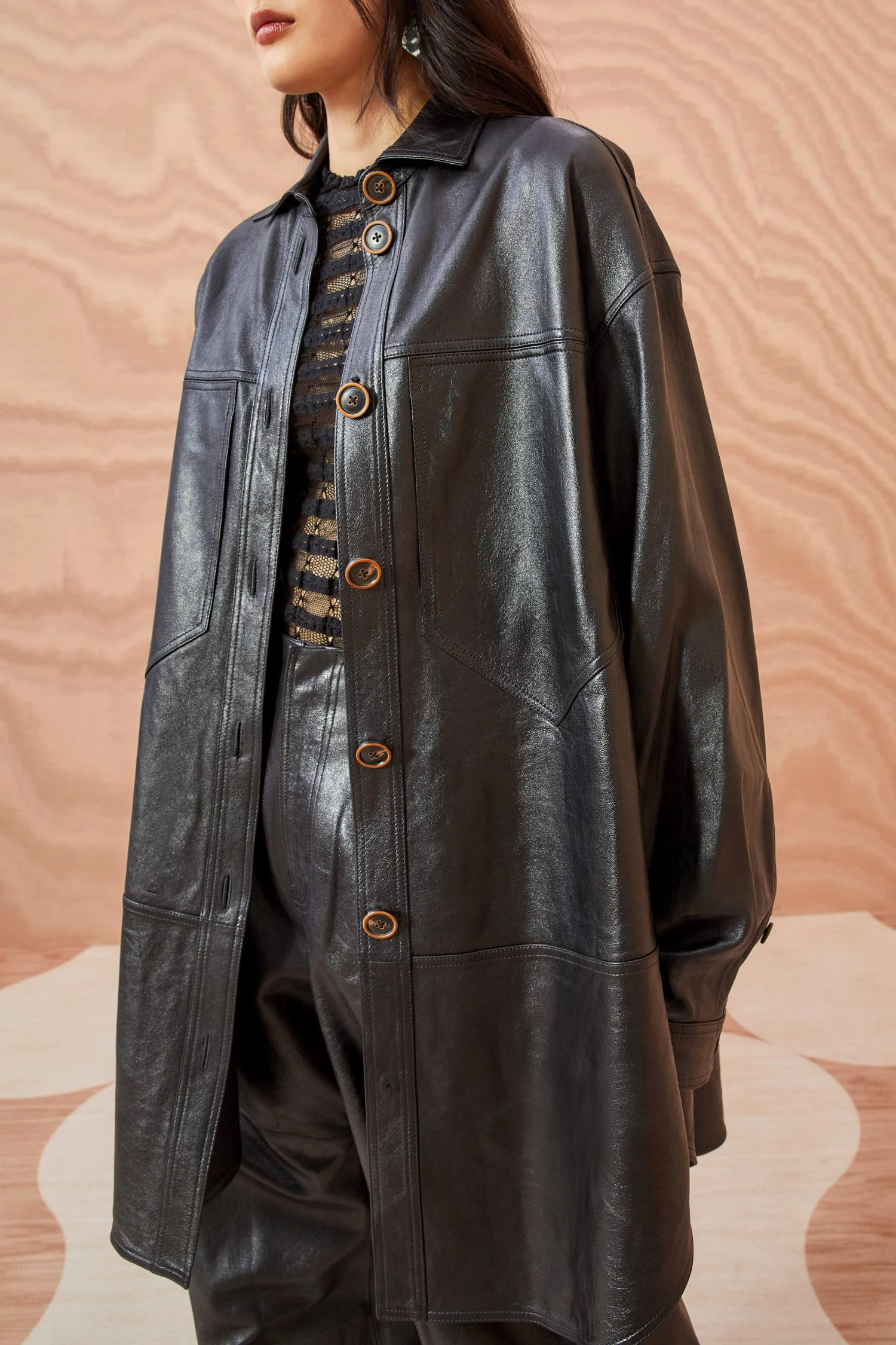 ULLA JOHNSON Apollo Jacket - Noir 2 ULLA JOHNSON Apollo Jacket - Noir - Image 2