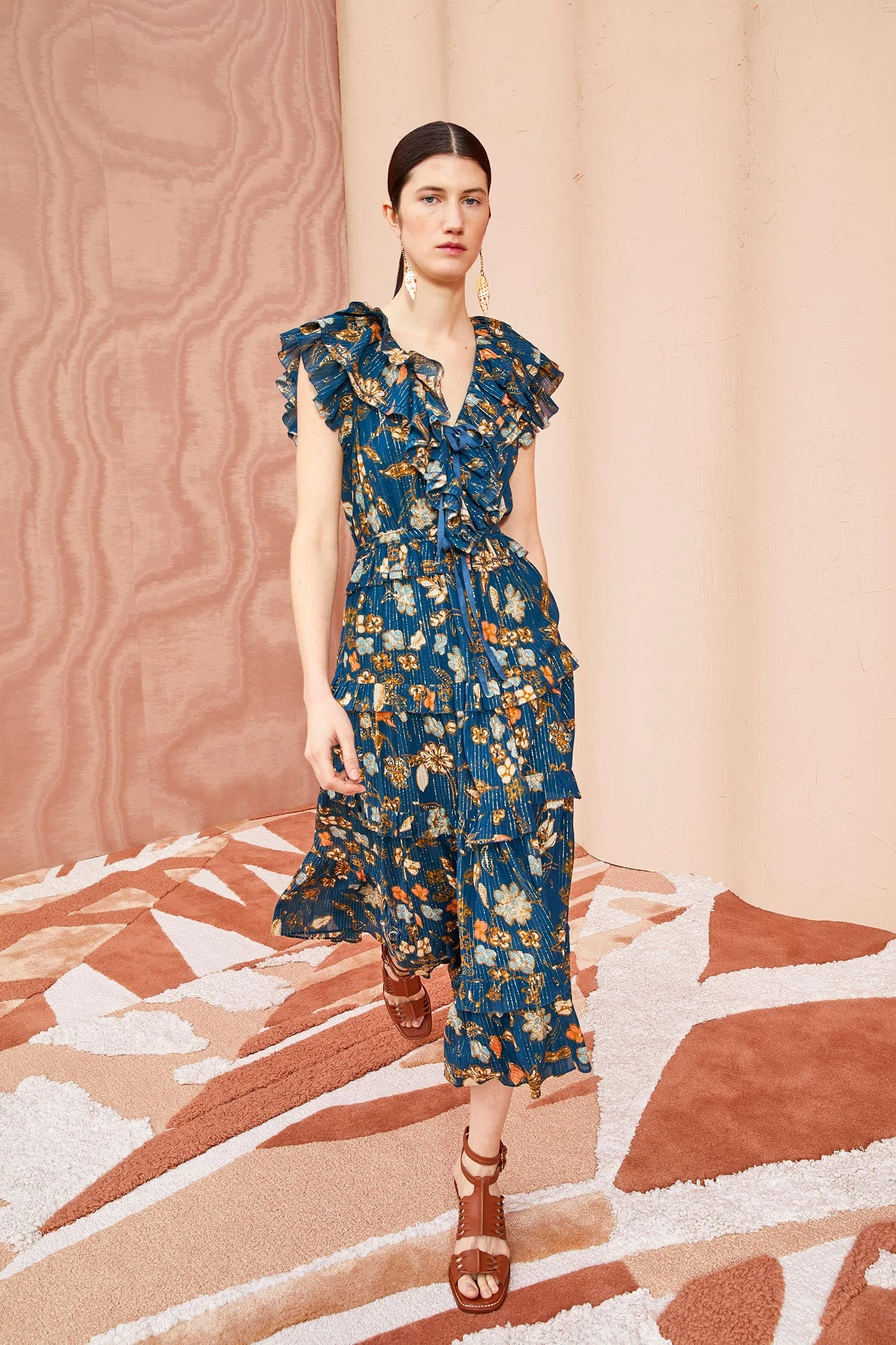 ULLA JOHNSON Arisa Dress - Moonlight Floral 1 ULLA JOHNSON Arisa Dress - Moonlight Floral