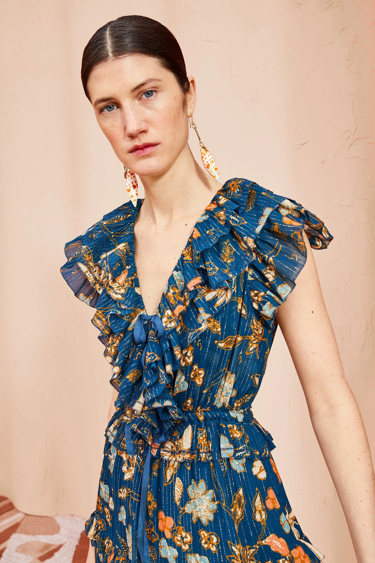 ULLA JOHNSON Arisa Dress - Moonlight Floral 2 ULLA JOHNSON Arisa Dress - Moonlight Floral - Image 2