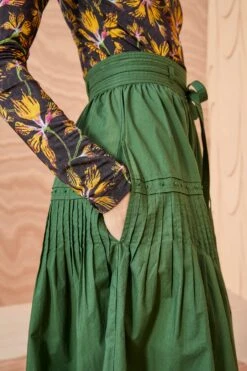 ULLA JOHNSON Blythe Skirt - Juniper -ULLA JOHNSON Outlet ULLA JOHNSON Blythe Skirt JUNIPER 05