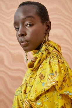 ULLA JOHNSON Brea Blouse - Mimosa -ULLA JOHNSON Outlet ULLA JOHNSON Brea Blouse MIMOSA 0029