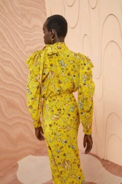 ULLA JOHNSON Brea Blouse - Mimosa -ULLA JOHNSON Outlet ULLA JOHNSON Brea Blouse MIMOSA 0173