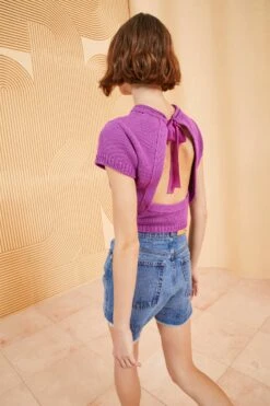 ULLA JOHNSON The Charlotte Short - Danube Medium Indigo Wash 8 ULLA JOHNSON The Charlotte Short - Danube Medium Indigo Wash -ULLA JOHNSON Outlet ULLA JOHNSON CHARLOTTE SHORT DANUBE 0029