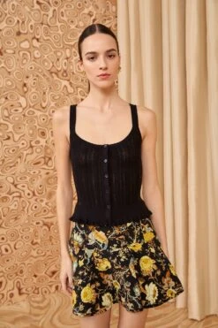 ULLA JOHNSON Callie Top - Noir 7 ULLA JOHNSON Callie Top - Noir -ULLA JOHNSON Outlet ULLA JOHNSON CallieTop NOIR 03