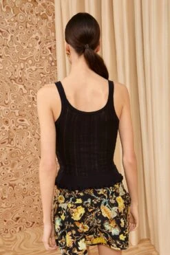 ULLA JOHNSON Callie Top - Noir 8 ULLA JOHNSON Callie Top - Noir -ULLA JOHNSON Outlet ULLA JOHNSON CallieTop NOIR 04