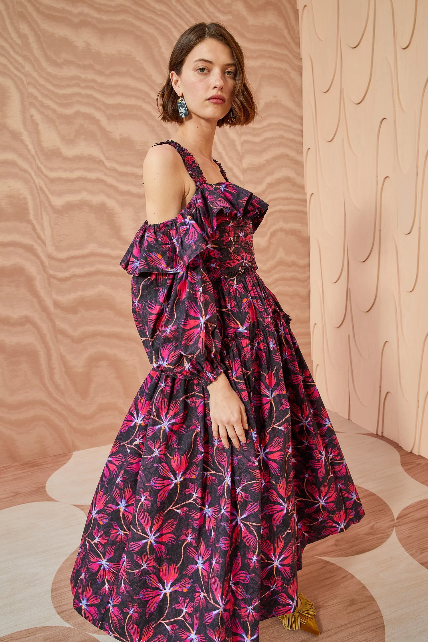 ULLA JOHNSON Caprice Dress - Zinnia 4 ULLA JOHNSON Caprice Dress - Zinnia - Image 4