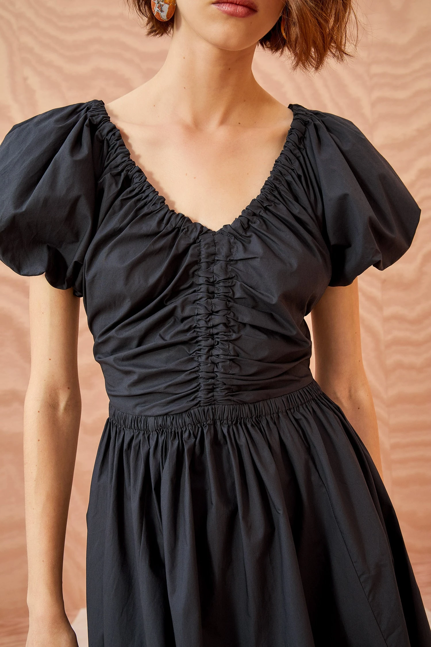 ULLA JOHNSON Cecile Dress - Noir 2 ULLA JOHNSON Cecile Dress - Noir - Image 2