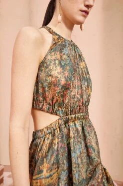 ULLA JOHNSON Celestina Gown - Woodland -ULLA JOHNSON Outlet ULLA JOHNSON Celestina Gown WOODLAND 0118