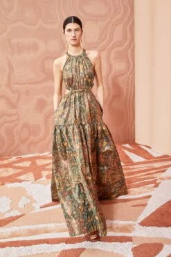 ULLA JOHNSON Celestina Gown - Woodland