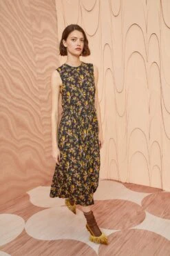 ULLA JOHNSON Clea Dress - Maple 9 ULLA JOHNSON Clea Dress - Maple -ULLA JOHNSON Outlet ULLA JOHNSON Clea Dress MAPLE 05