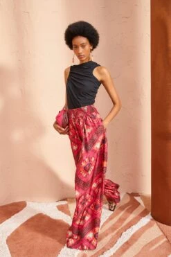 ULLA JOHNSON Clemence Pants - Wild Rose -ULLA JOHNSON Outlet ULLA JOHNSON Clemence Pants WILD ROSE 05