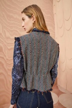 ULLA JOHNSON Clyde Vest - Graphite -ULLA JOHNSON Outlet ULLA JOHNSON Clyde Vest GRAPHITE 0075