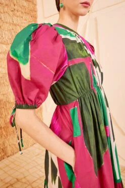 ULLA JOHNSON Collage Dress - Palingenesis -ULLA JOHNSON Outlet ULLA JOHNSON Collage Dress PALINGENESIS SP250152 02 ALT UPDATE