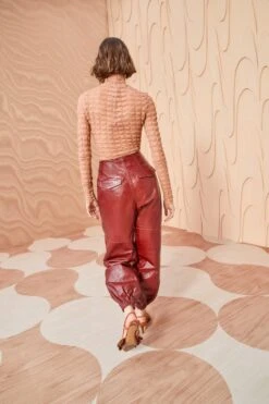 ULLA JOHNSON Cyrus Pant - Mahogany -ULLA JOHNSON Outlet ULLA JOHNSON Cyrus Pant MAHOGANY 0189