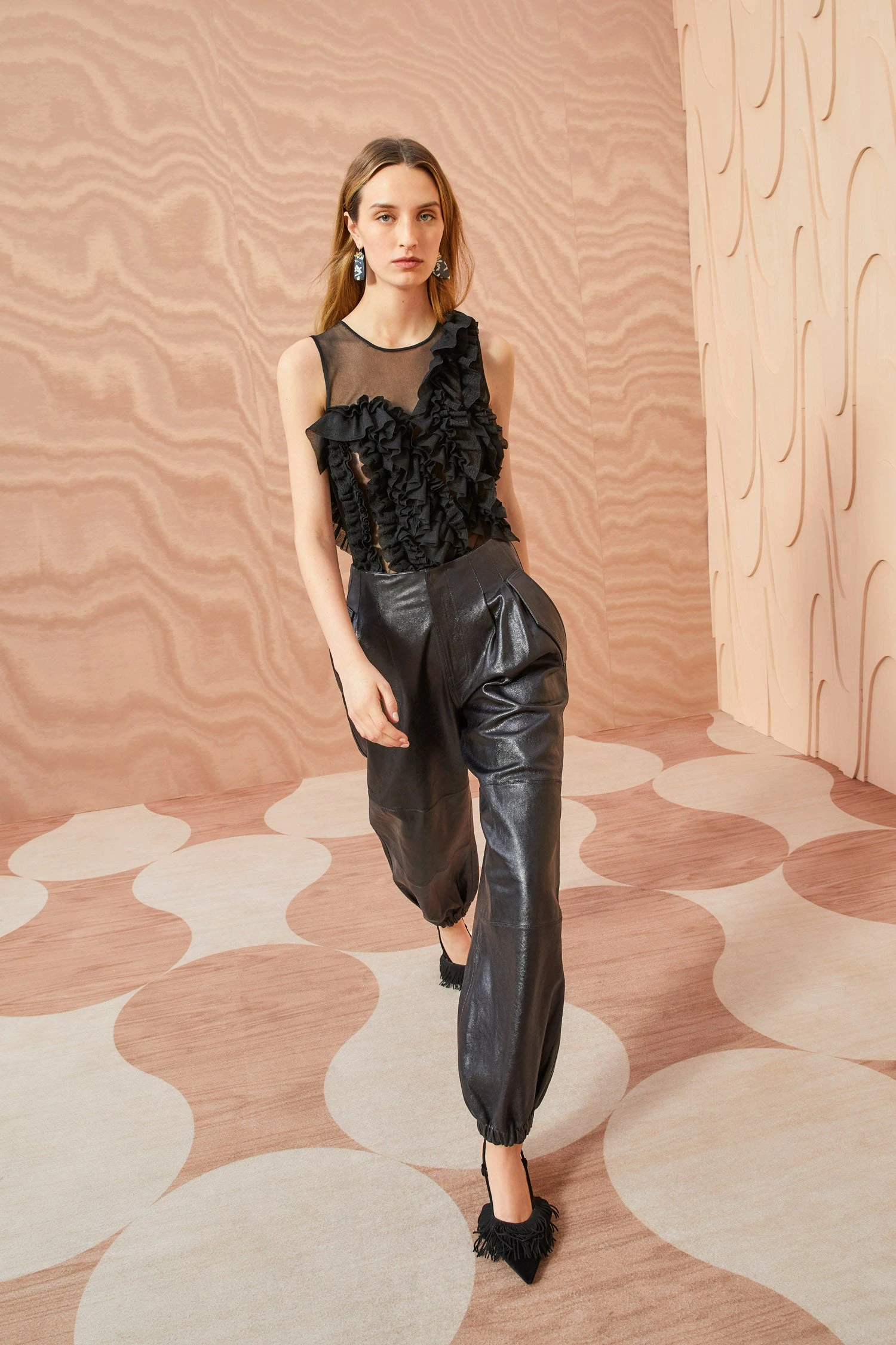 ULLA JOHNSON Cyrus Pant - Noir 1 ULLA JOHNSON Cyrus Pant - Noir