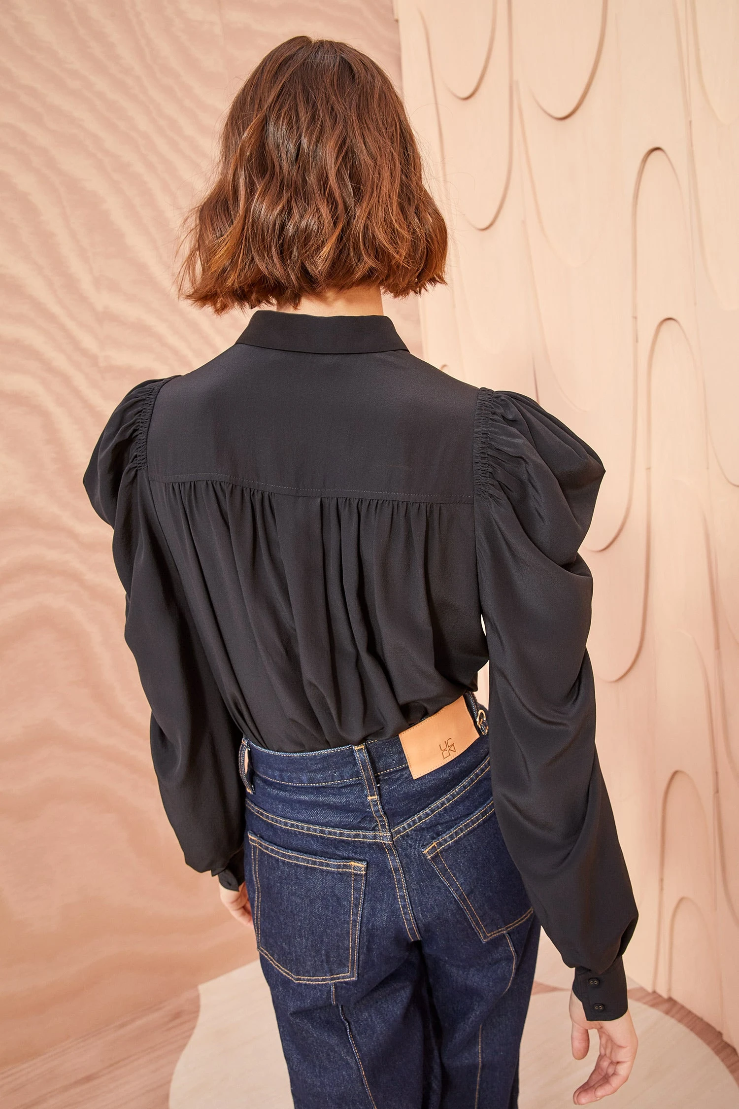 ULLA JOHNSON Dari Blouse - Noir 4 ULLA JOHNSON Dari Blouse - Noir - Image 4