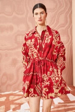 ULLA JOHNSON Dari Dress - Vermilion