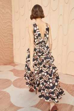 ULLA JOHNSON Dephne Dress - Obsidian 10 ULLA JOHNSON Dephne Dress - Obsidian -ULLA JOHNSON Outlet ULLA JOHNSON Dephne Dress OBSIDIAN 04