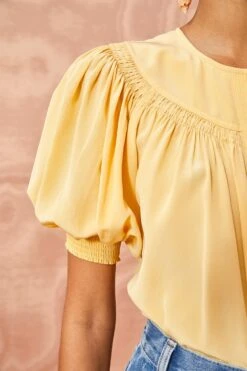 ULLA JOHNSON Dina Top - Dune 9 ULLA JOHNSON Dina Top - Dune -ULLA JOHNSON Outlet ULLA JOHNSON Dina Top DUNE 05