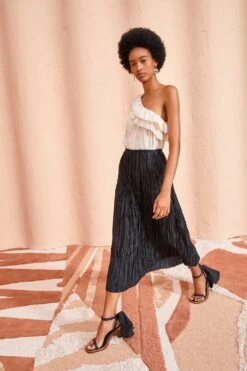 ULLA JOHNSON Dioni Skirt - Noir 7 ULLA JOHNSON Dioni Skirt - Noir -ULLA JOHNSON Outlet ULLA JOHNSON Dioni Skirt NOIR 03