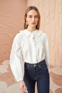 ULLA JOHNSON Dolores Blouse - Pristine