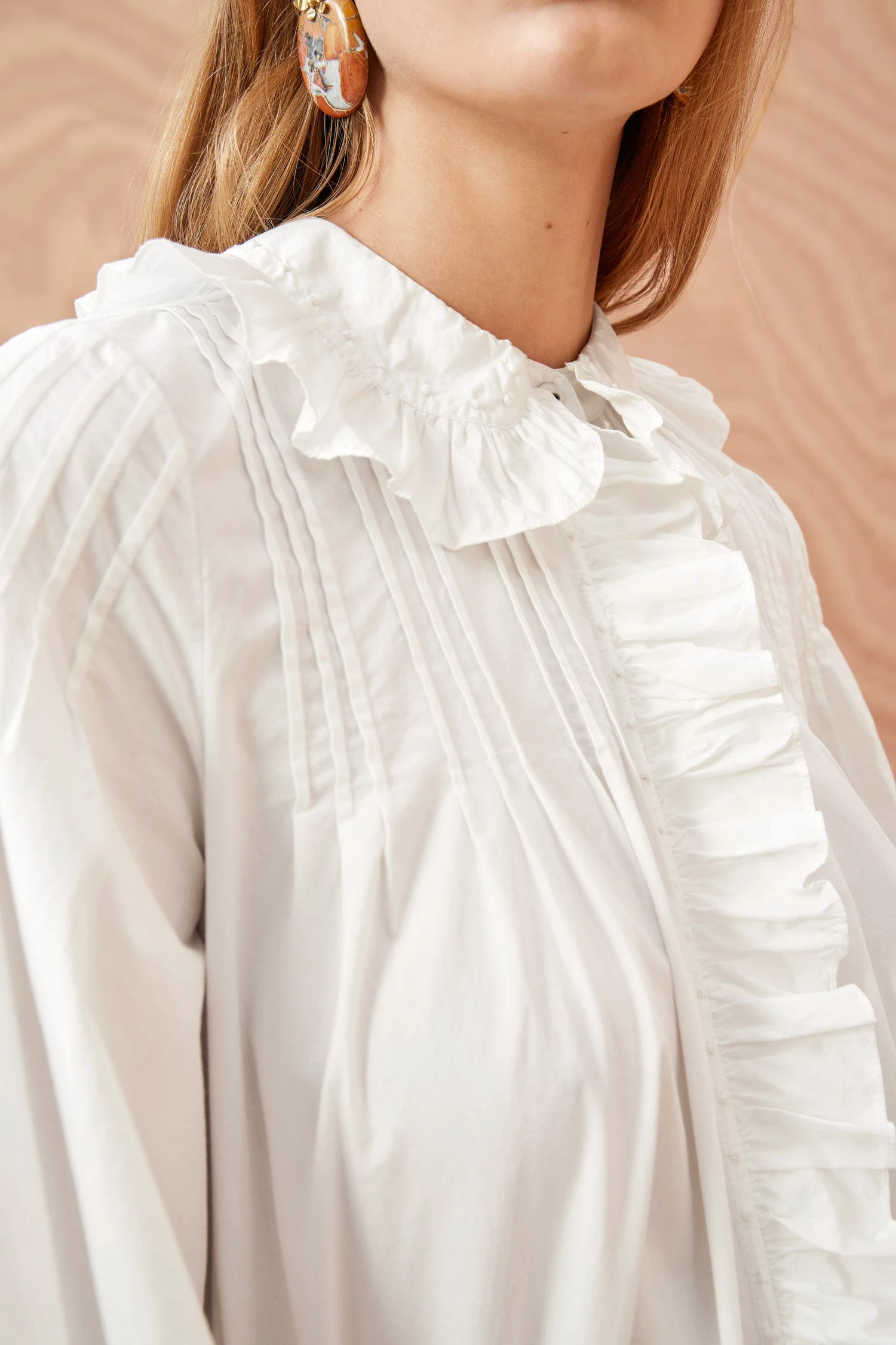 ULLA JOHNSON Dolores Blouse - Pristine 2 ULLA JOHNSON Dolores Blouse - Pristine - Image 2