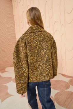 ULLA JOHNSON Dorothea Jacket - Lynx -ULLA JOHNSON Outlet ULLA JOHNSON Dorothea Jacket LYNX 0101