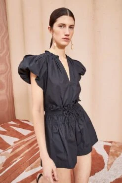 ULLA JOHNSON Evelyn Top - Noir