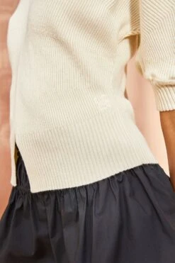 ULLA JOHNSON Eila Top - Chalk -ULLA JOHNSON Outlet ULLA JOHNSON Eila Top CHALK 0053