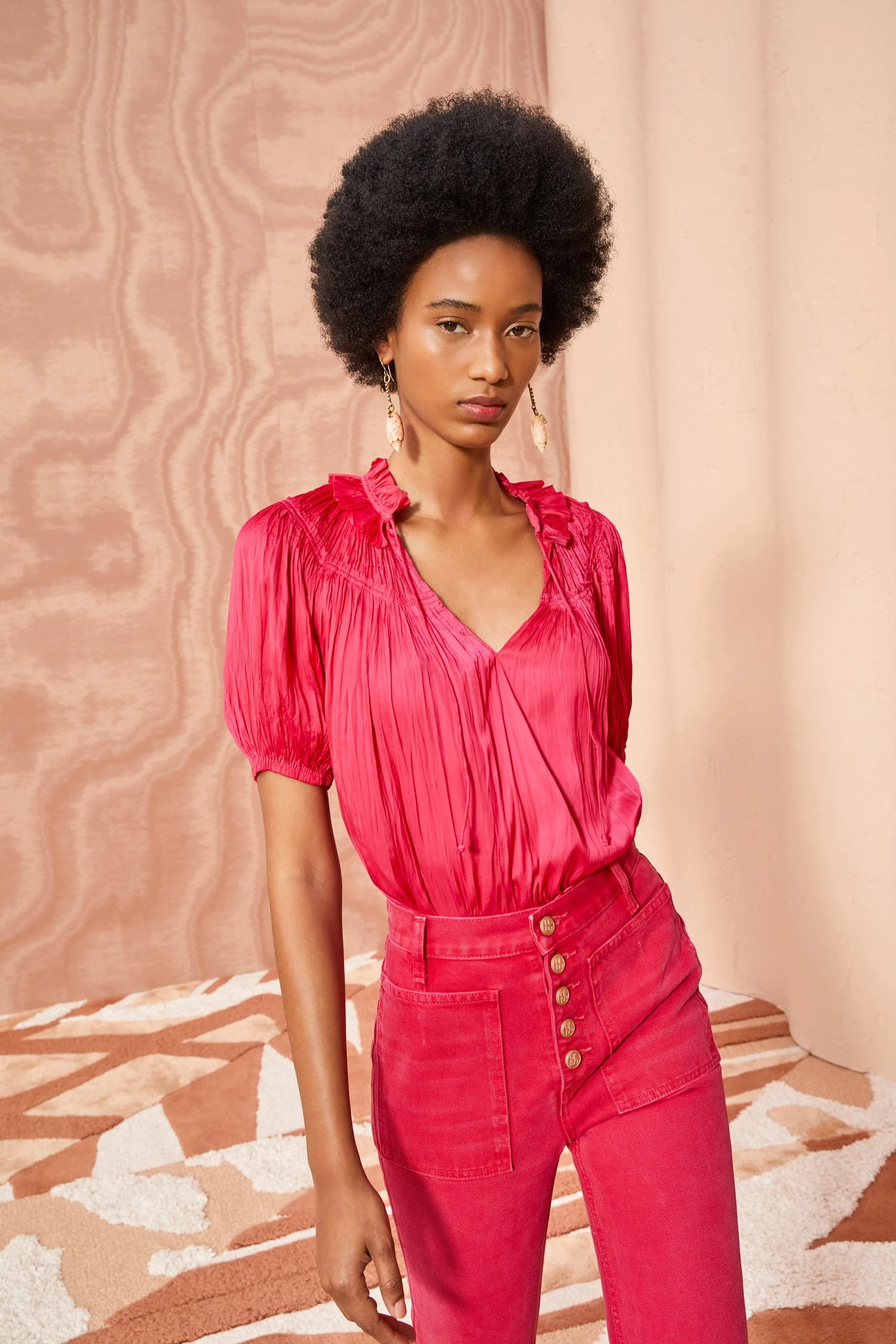 ULLA JOHNSON Eleni Top - Orchid 1 ULLA JOHNSON Eleni Top - Orchid