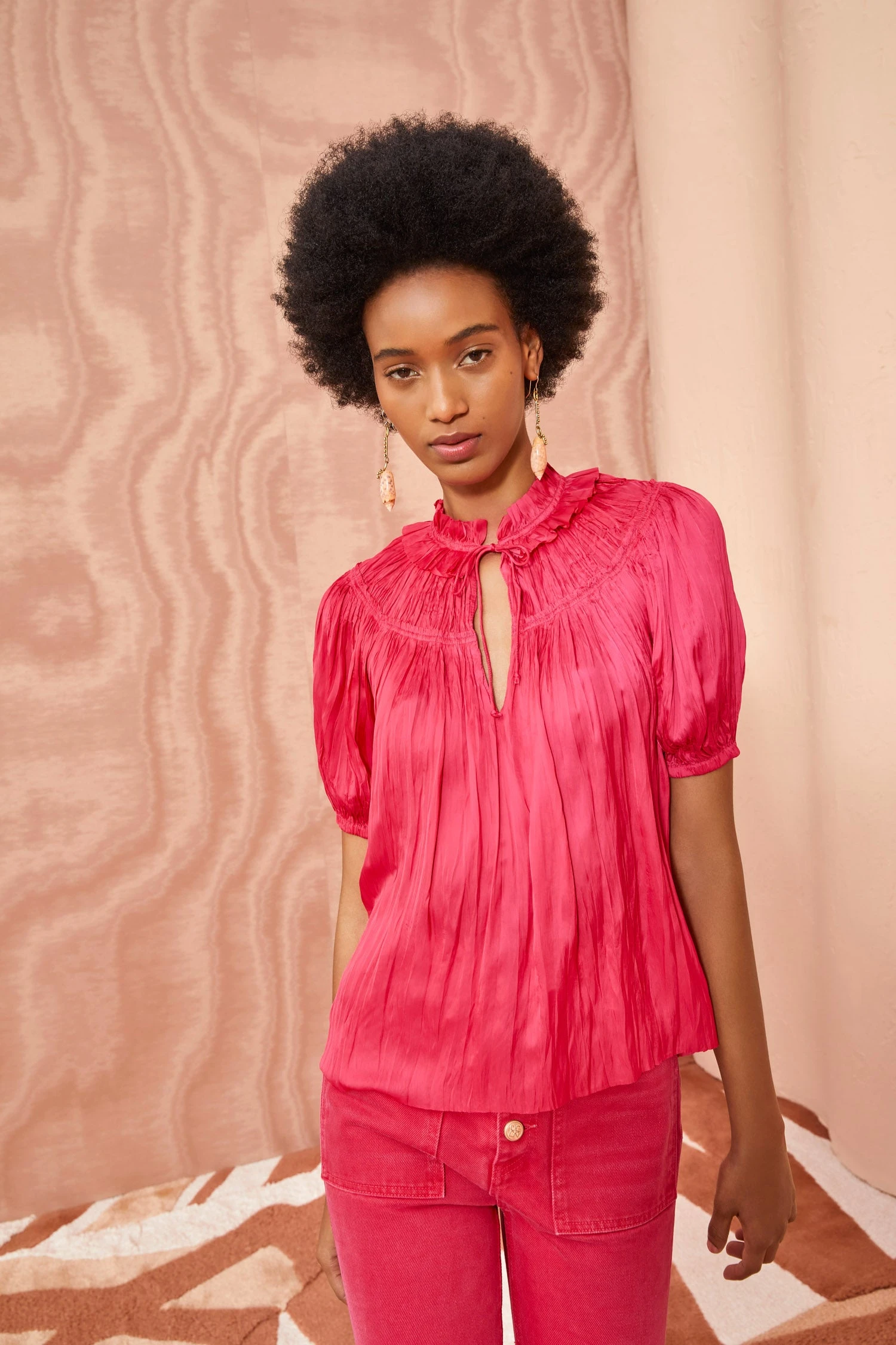 ULLA JOHNSON Eleni Top - Orchid 3 ULLA JOHNSON Eleni Top - Orchid - Image 3