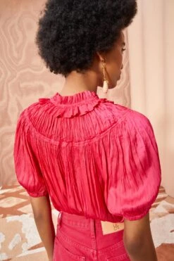 ULLA JOHNSON Eleni Top - Orchid 8 ULLA JOHNSON Eleni Top - Orchid -ULLA JOHNSON Outlet ULLA JOHNSON Eleni Top ORCHID 04